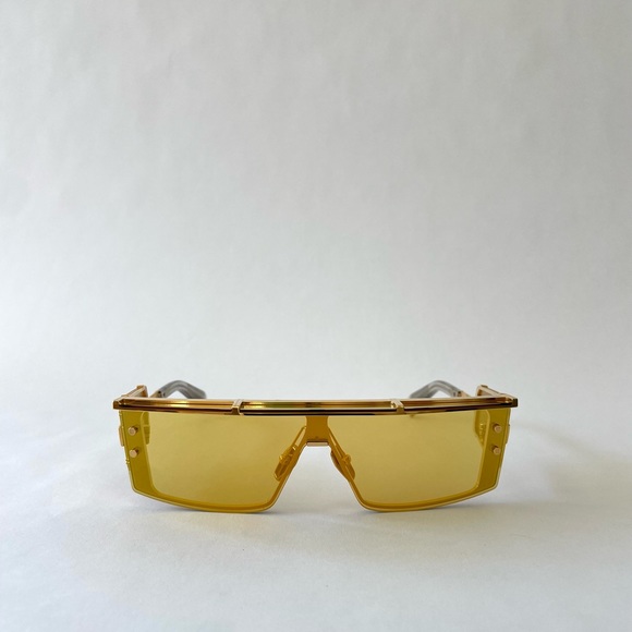 NWT BALMAIN Wonder Boy III Sunglasses, Gold/Gray, 100% AUTHENTIC!! main image 7